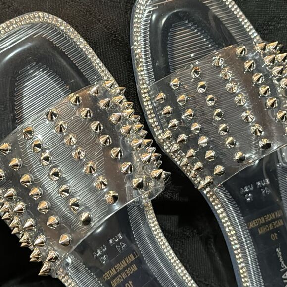 What of Diva clear studded shoes - Picture 6 of 7